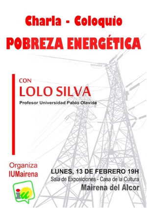 Mairena del Alcor: Charla-Coloquio sobre pobreza energética